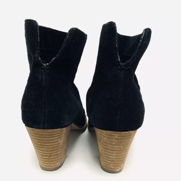 Splendid Size 7 Women’s Black Suede Ankle Boots - Picture 4 of 7